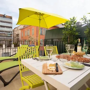 F2 Terrasse, Moderne, Hyper Centre, Clim, Ascenseur Apartment
